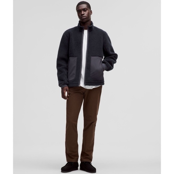 Lululemon Men’s High Pile Fleece Full-Zip Jacket in Black Night XL NWT - Picture 8 of 10